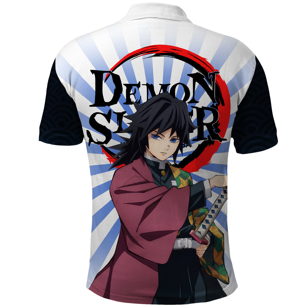 Giyuu Tomioka Polo Shirt Demon Slayer