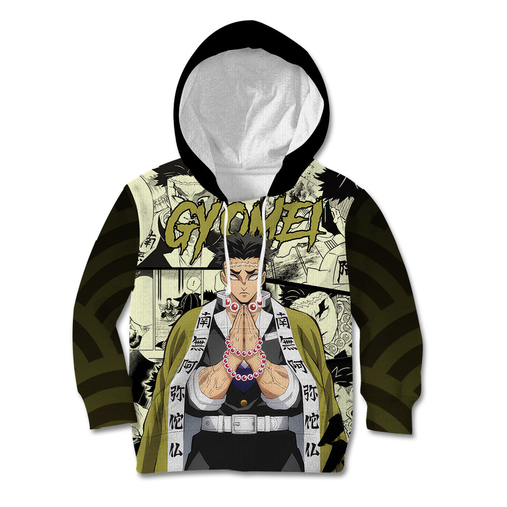 Gyomei Himejima Demon Slayer Kid Hoodie Anime Mix Manga Style