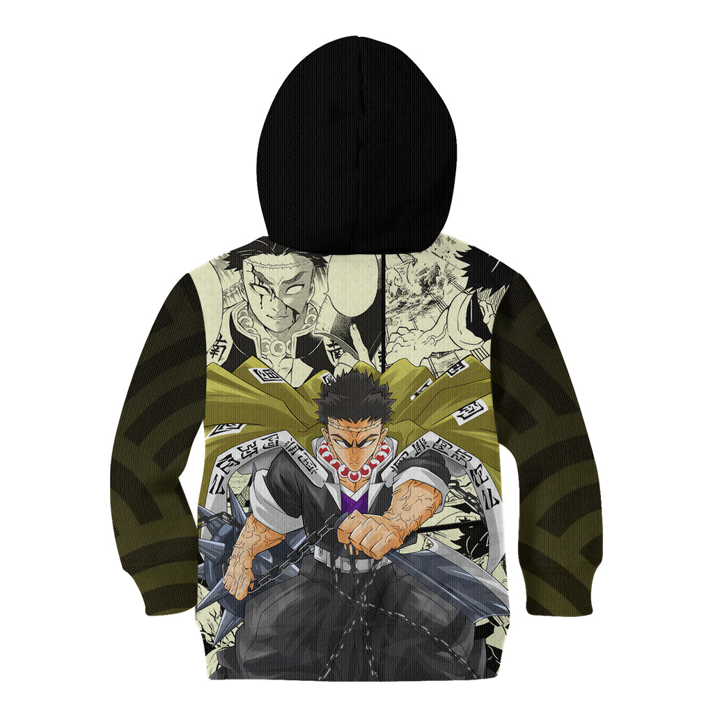Gyomei Himejima Demon Slayer Kid Hoodie Anime Mix Manga Style