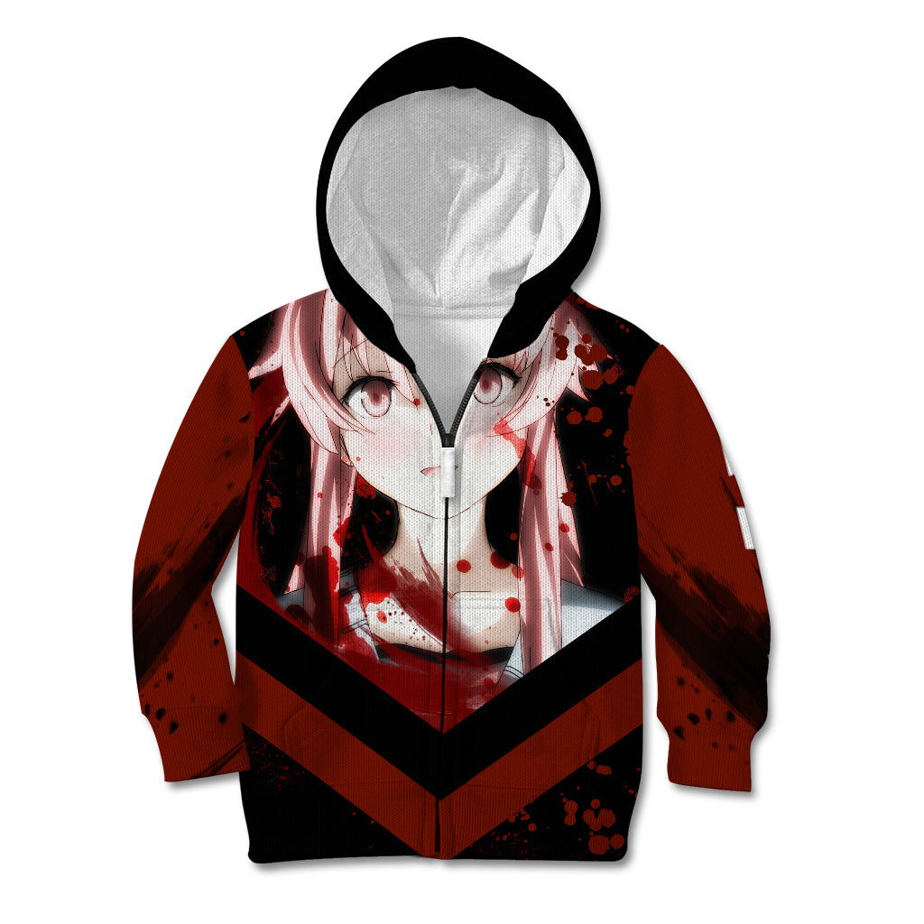 Future Diary Mirai Nikki Kid Hoodie Yuno Gasai