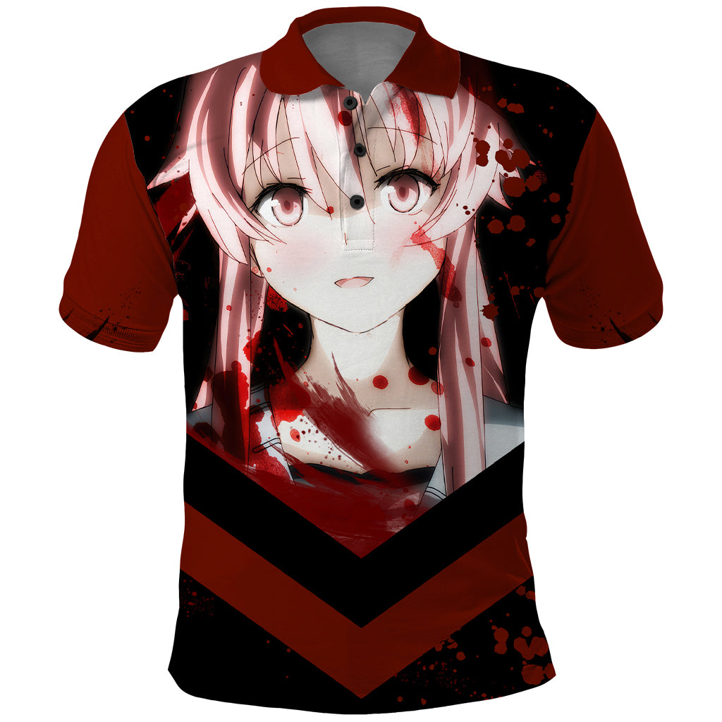 Future Diary Mirai Nikki Polo Shirt Yuno Gasai