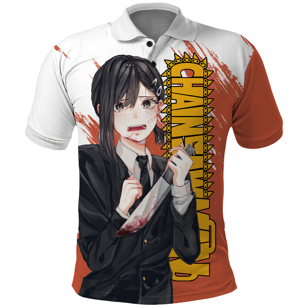 Kobeni Higashiyama Polo Shirt Chainsaw Man