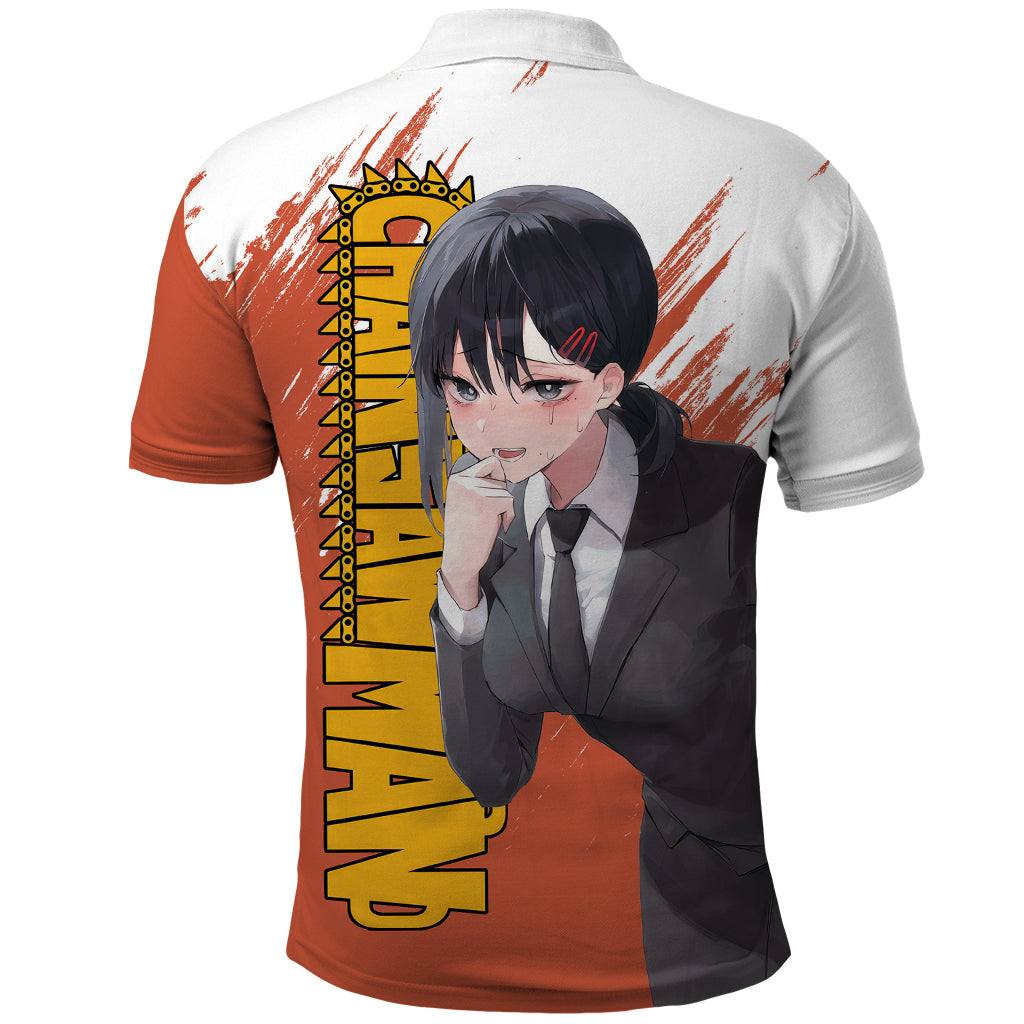 Kobeni Higashiyama Polo Shirt Chainsaw Man