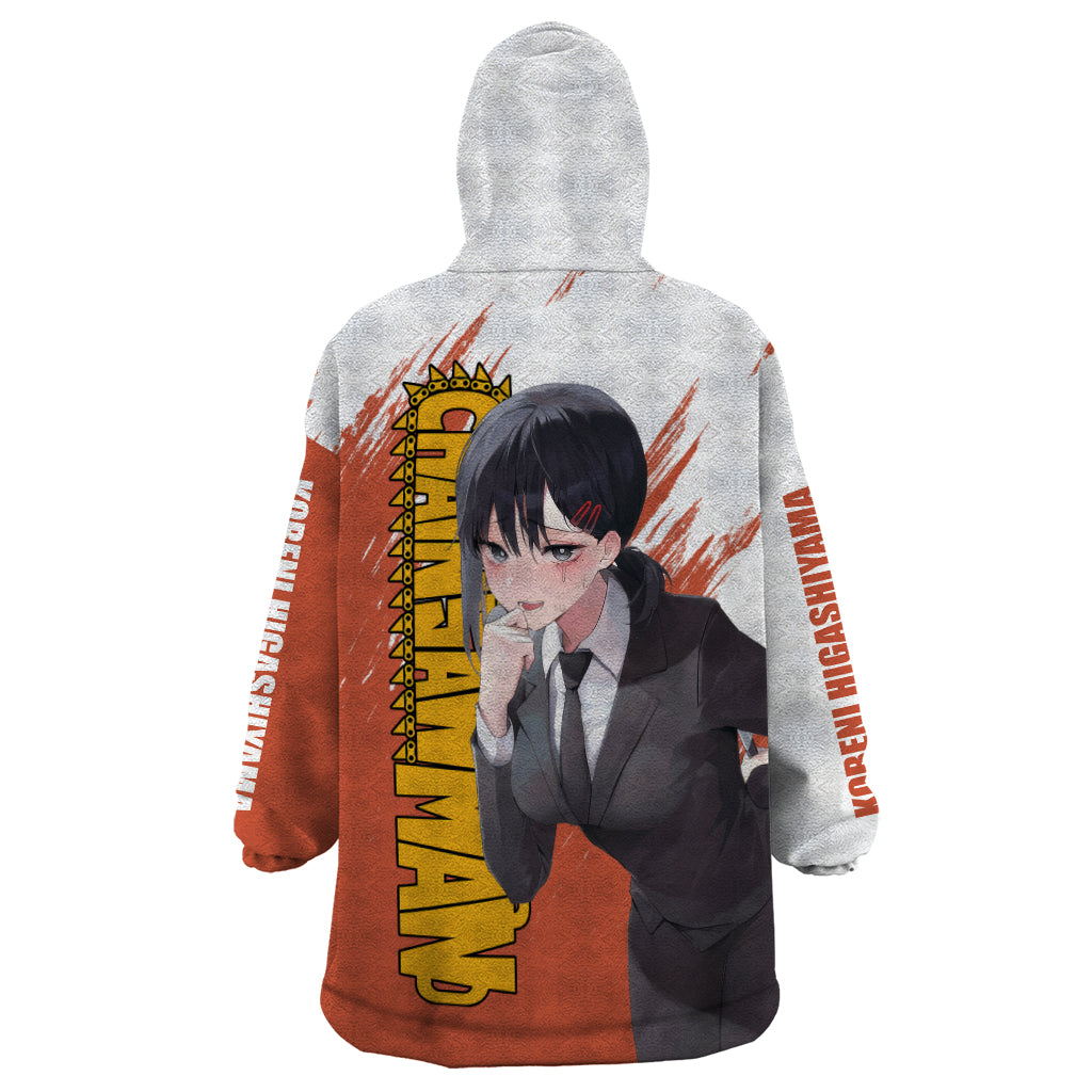 Kobeni Higashiyama Wearable Blanket Hoodie Chainsaw Man