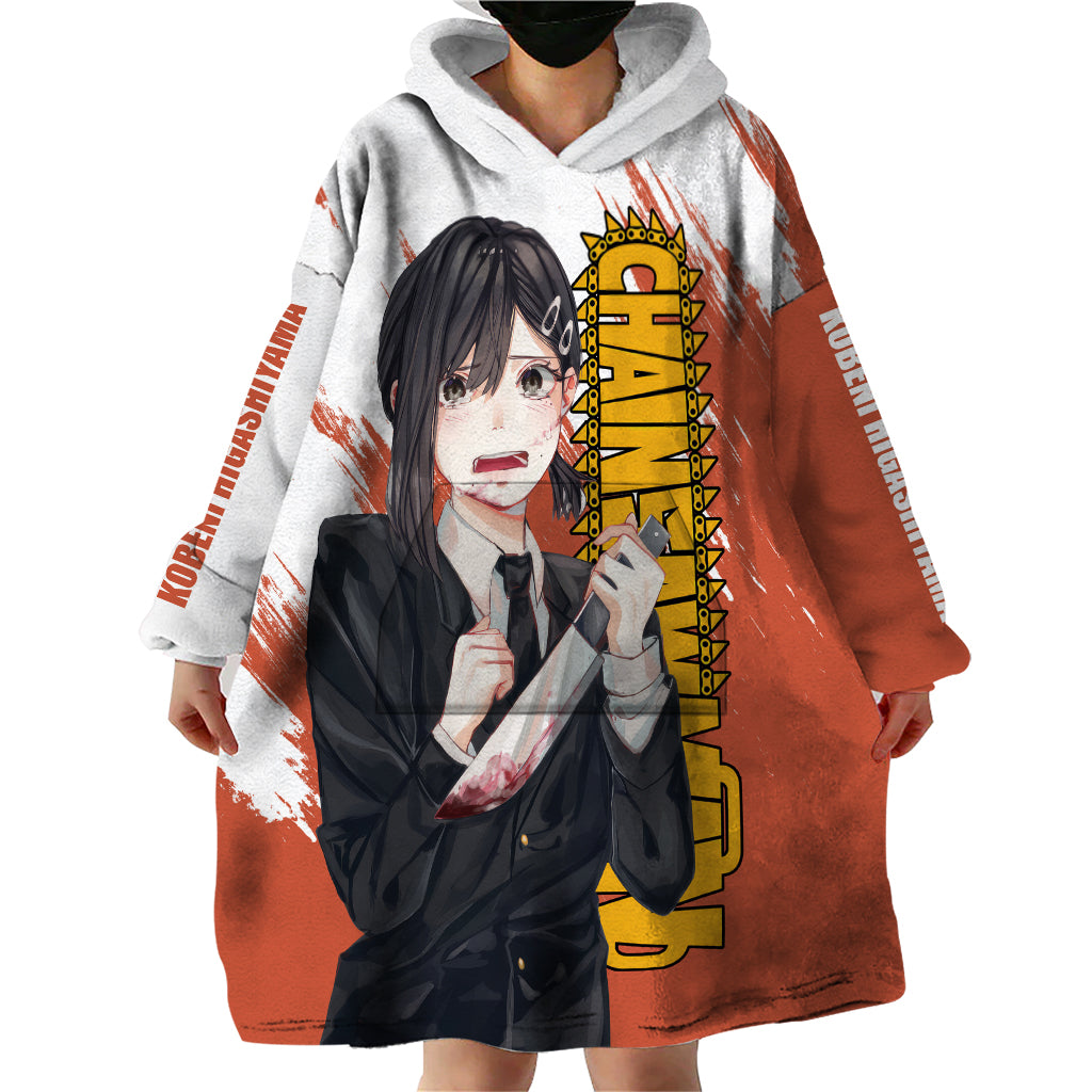 Kobeni Higashiyama Wearable Blanket Hoodie Chainsaw Man
