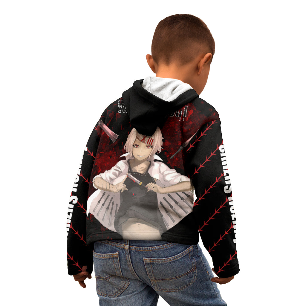 Juuzou Suzuya - Tokyo Ghoul Kid Hoodie Anime Grunge Style