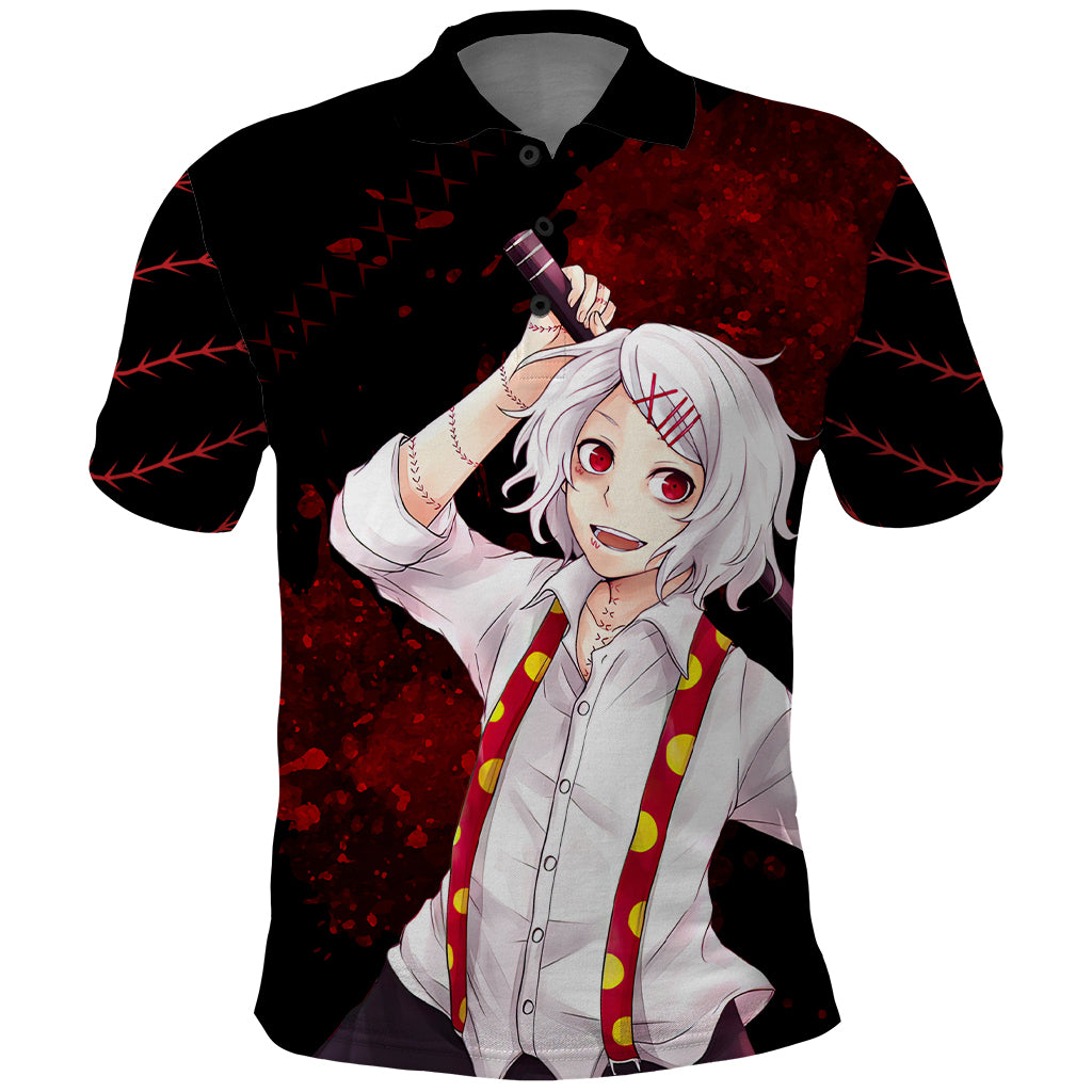 Juuzou Suzuya - Tokyo Ghoul Polo Shirt Anime Grunge Style