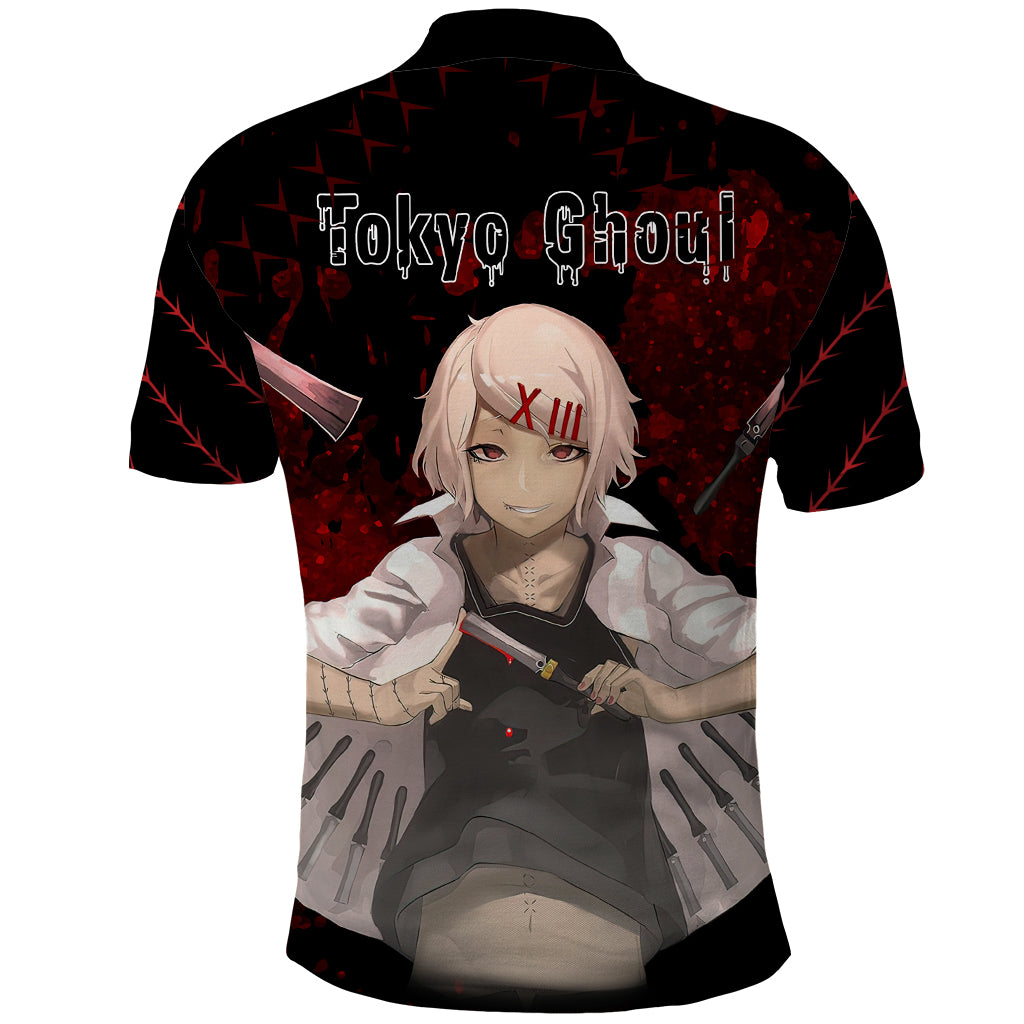 Juuzou Suzuya - Tokyo Ghoul Polo Shirt Anime Grunge Style