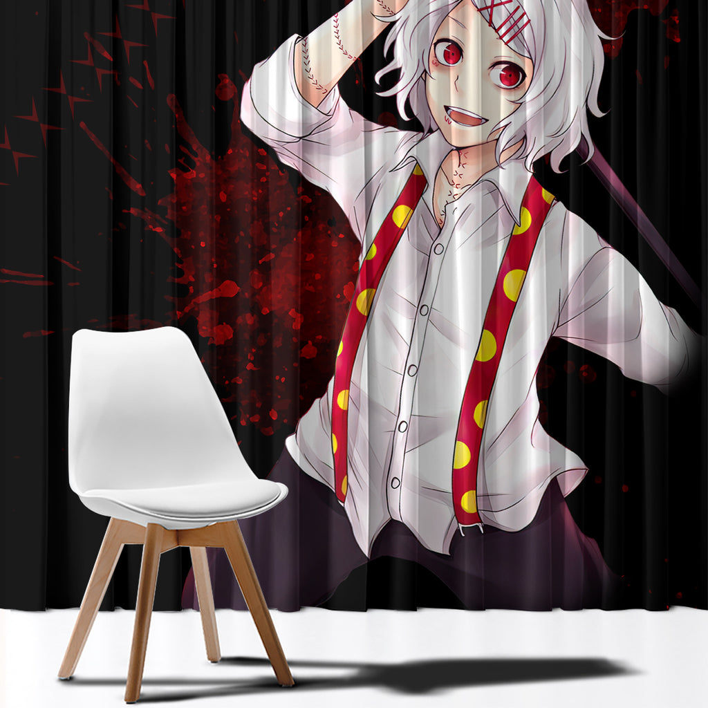 Juuzou Suzuya - Tokyo Ghoul Window Curtain Anime Grunge Style