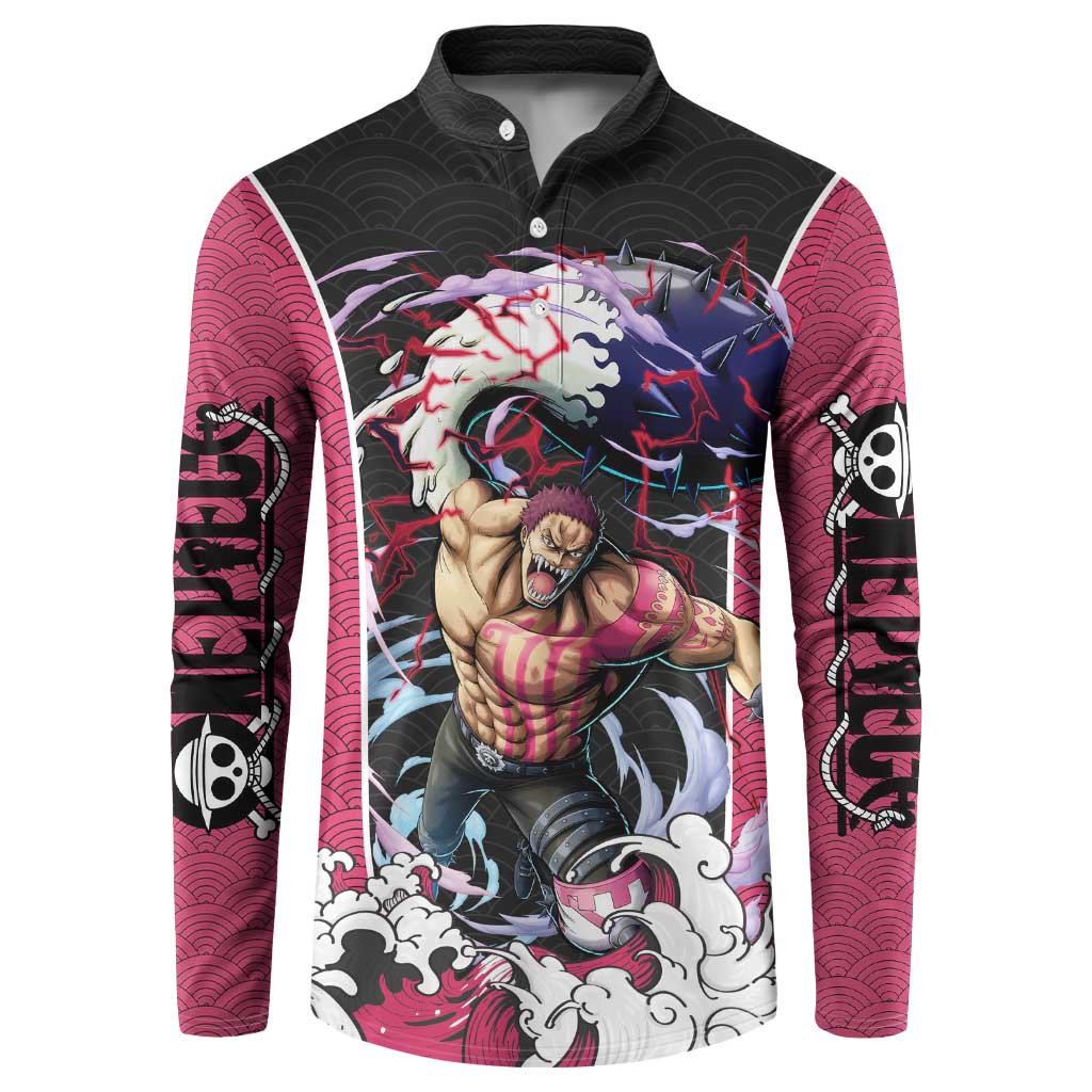 Charlotte Katakuri - One Piece Button Sweatshirt Anime Japan Pattern Style