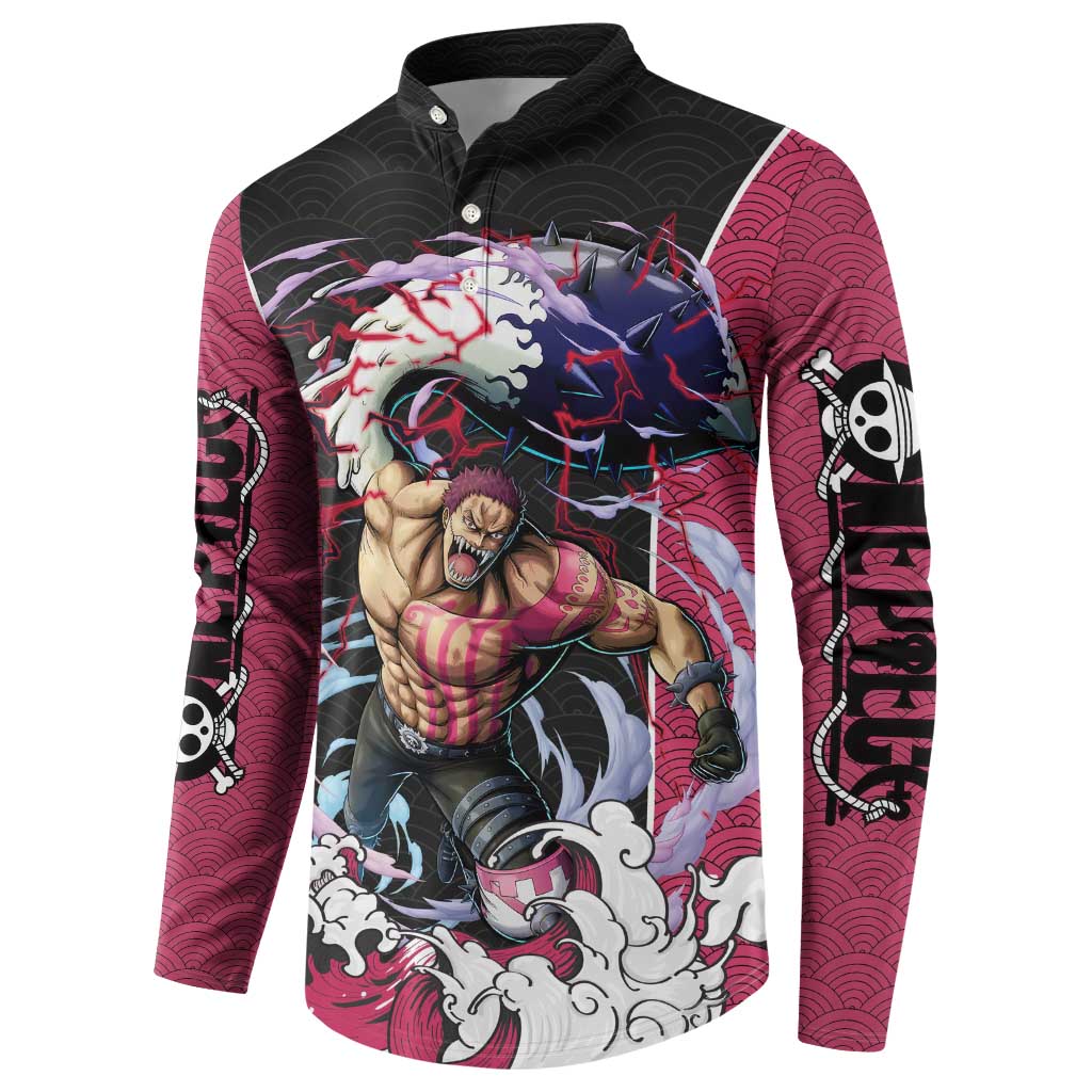 Charlotte Katakuri - One Piece Button Sweatshirt Anime Japan Pattern Style