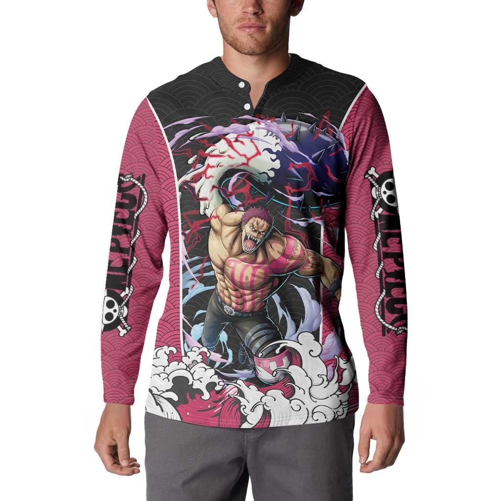Charlotte Katakuri - One Piece Button Sweatshirt Anime Japan Pattern Style