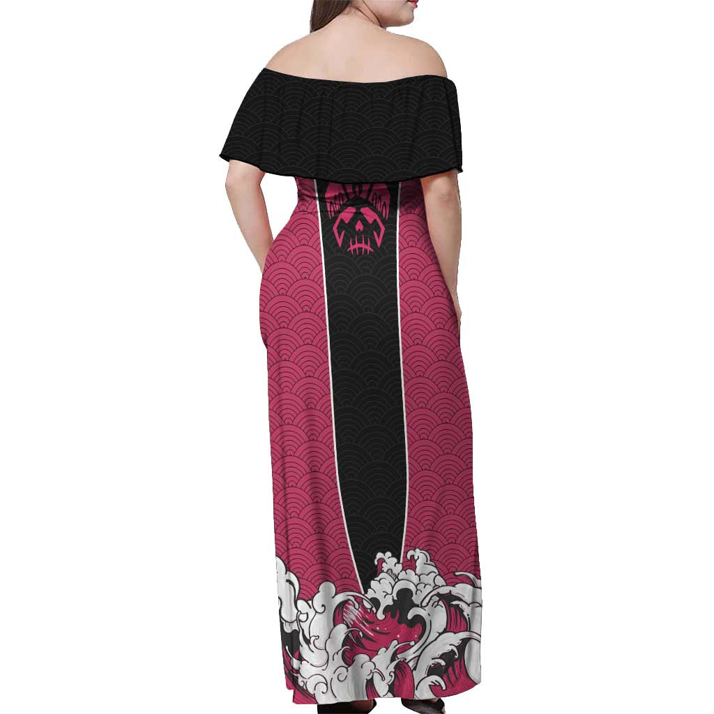 Charlotte Katakuri - One Piece Off Shoulder Maxi Dress Anime Japan Pattern Style