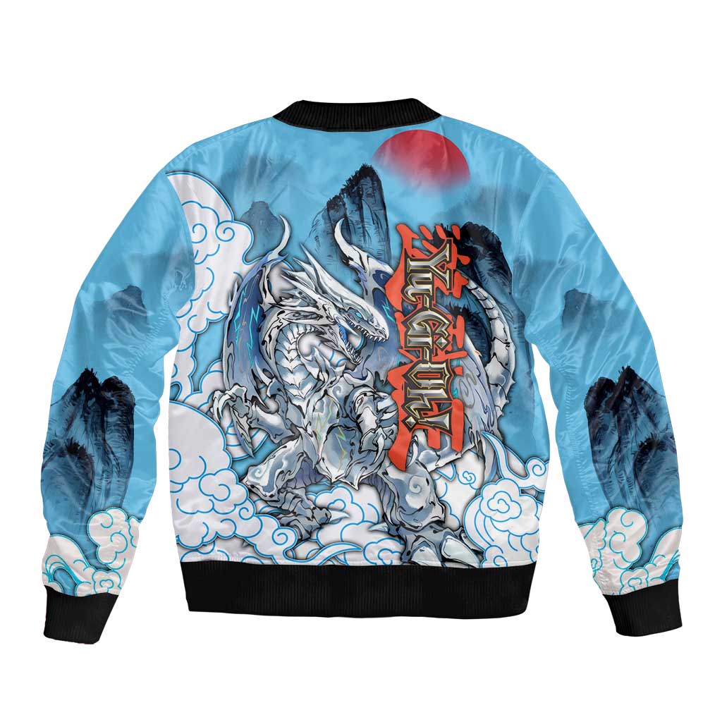 Blue-Eyes White Dragon Bomber Jacket Anime Japan Art Style
