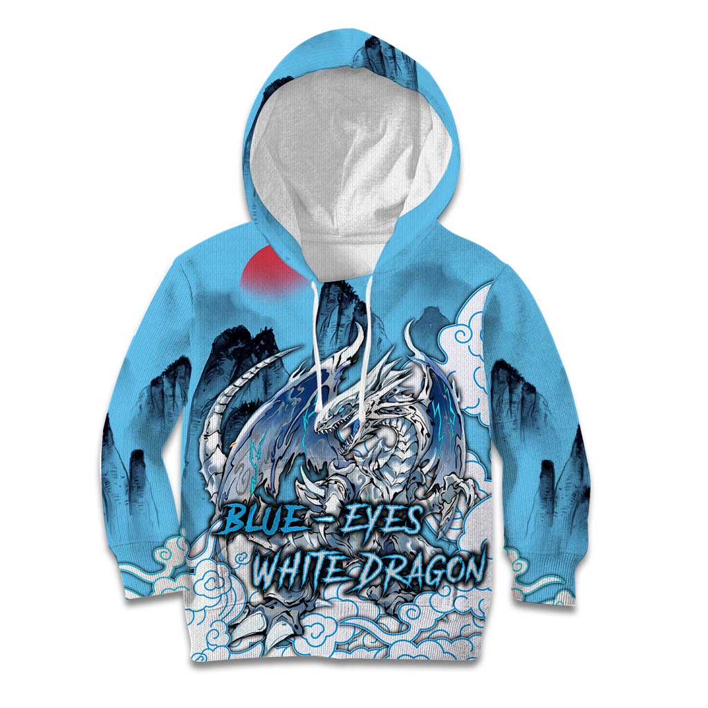 Blue-Eyes White Dragon Kid Hoodie Anime Japan Art Style