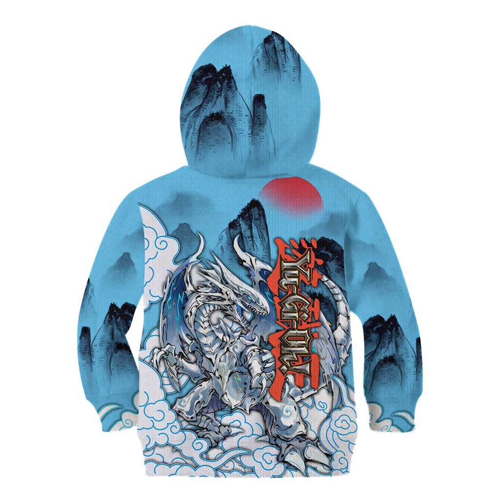 Blue-Eyes White Dragon Kid Hoodie Anime Japan Art Style