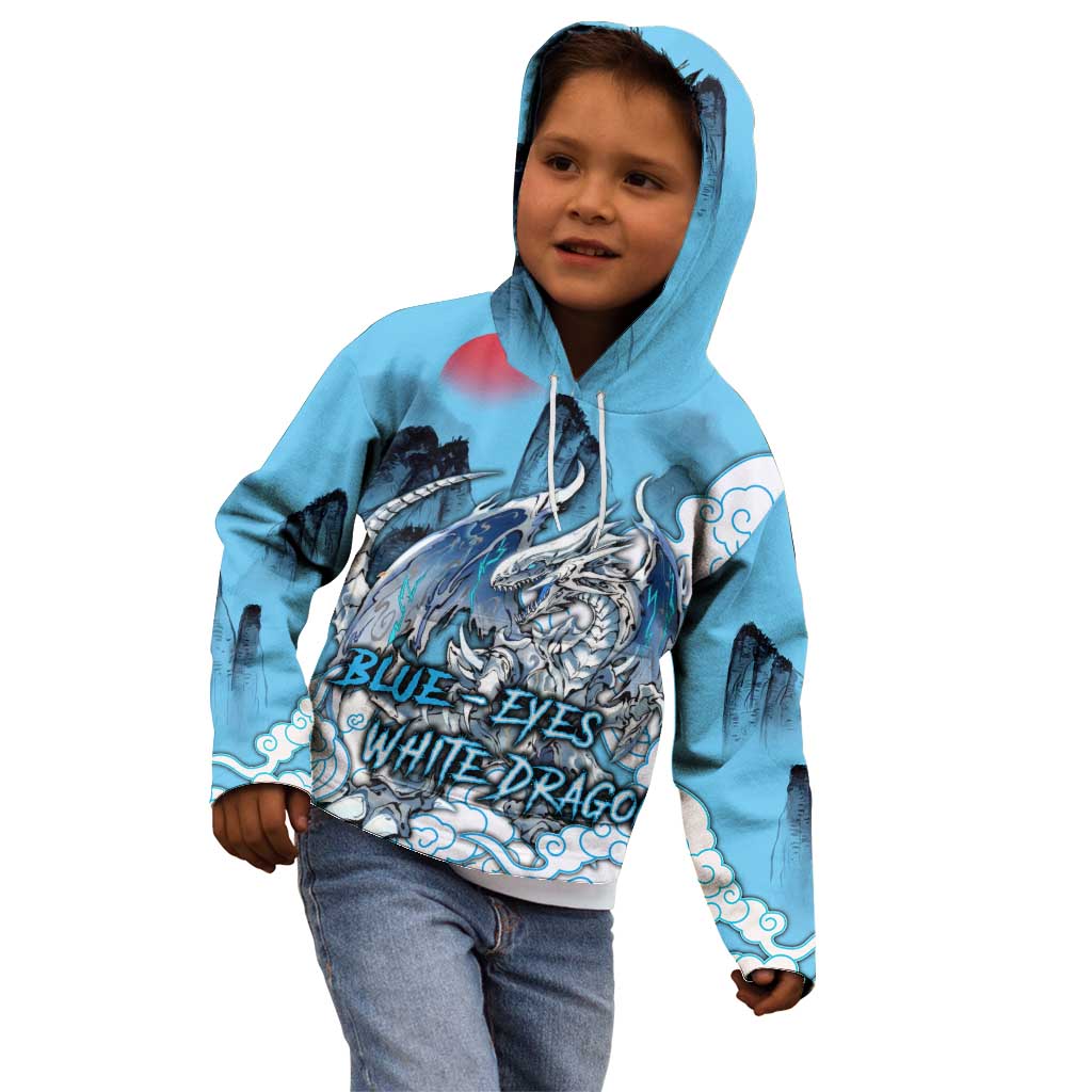 Blue-Eyes White Dragon Kid Hoodie Anime Japan Art Style