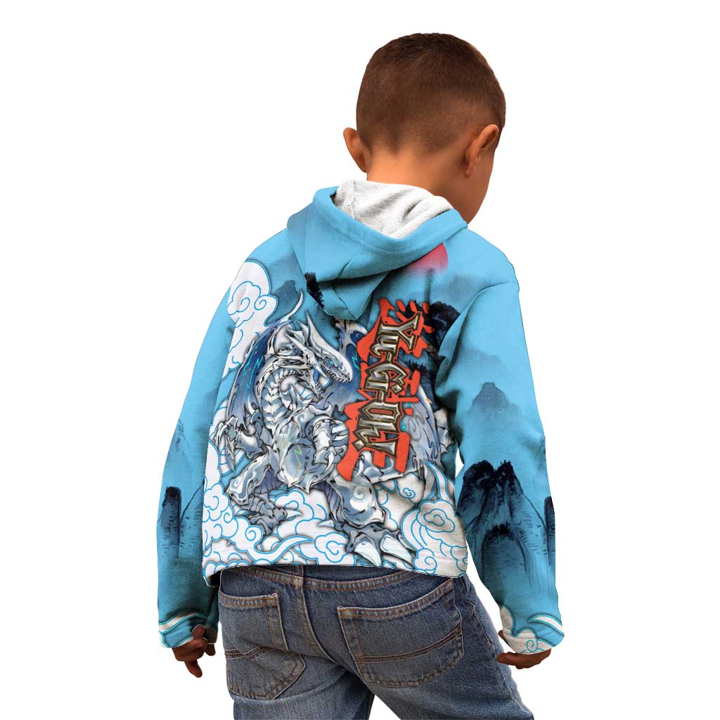 Blue-Eyes White Dragon Kid Hoodie Anime Japan Art Style