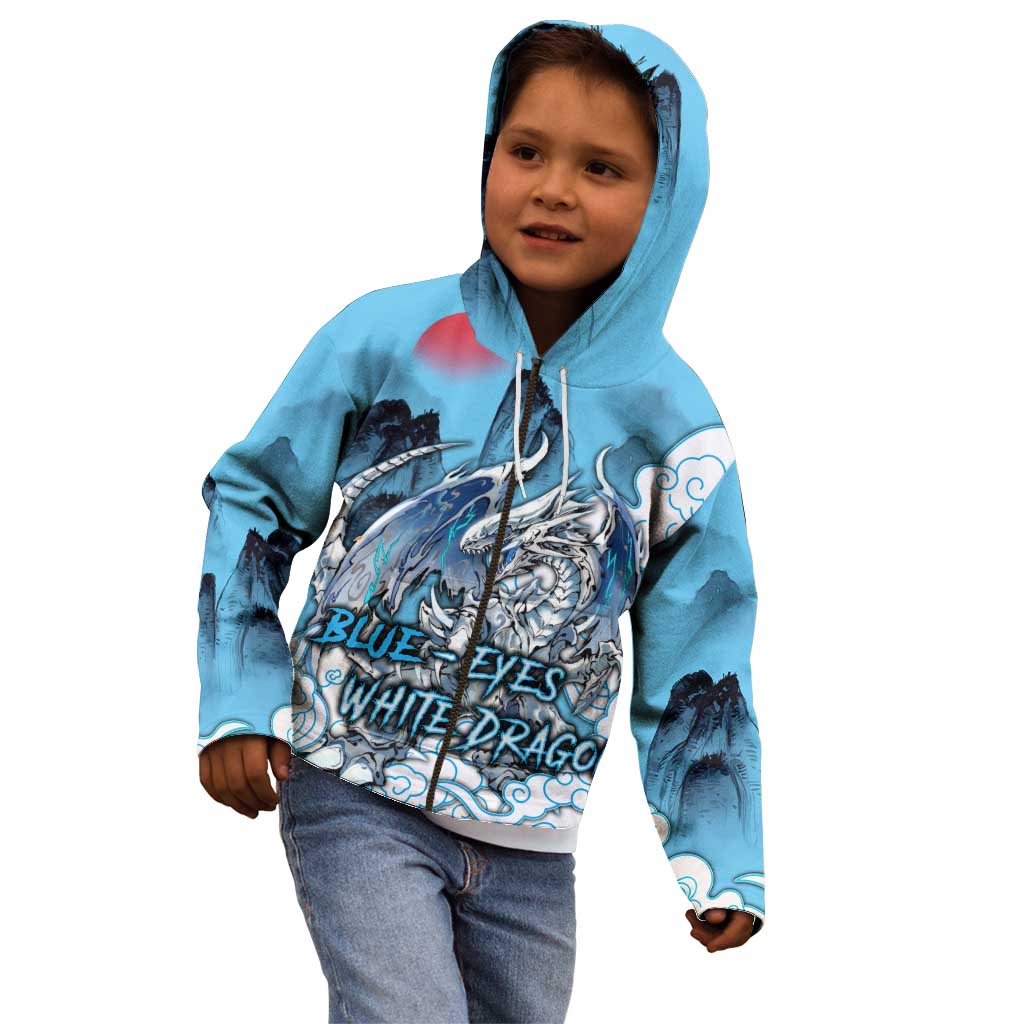 Blue-Eyes White Dragon Kid Hoodie Anime Japan Art Style