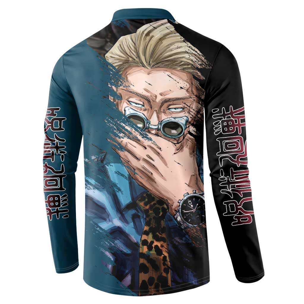 Nanami Kento - Jujutsu Kaisen Button Sweatshirt Anime Mix Manga Style