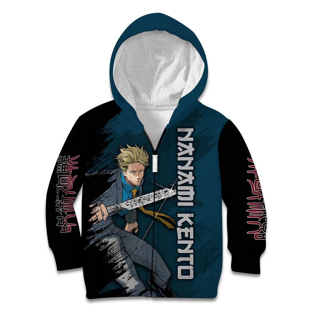 Nanami Kento - Jujutsu Kaisen Kid Hoodie Anime Mix Manga Style