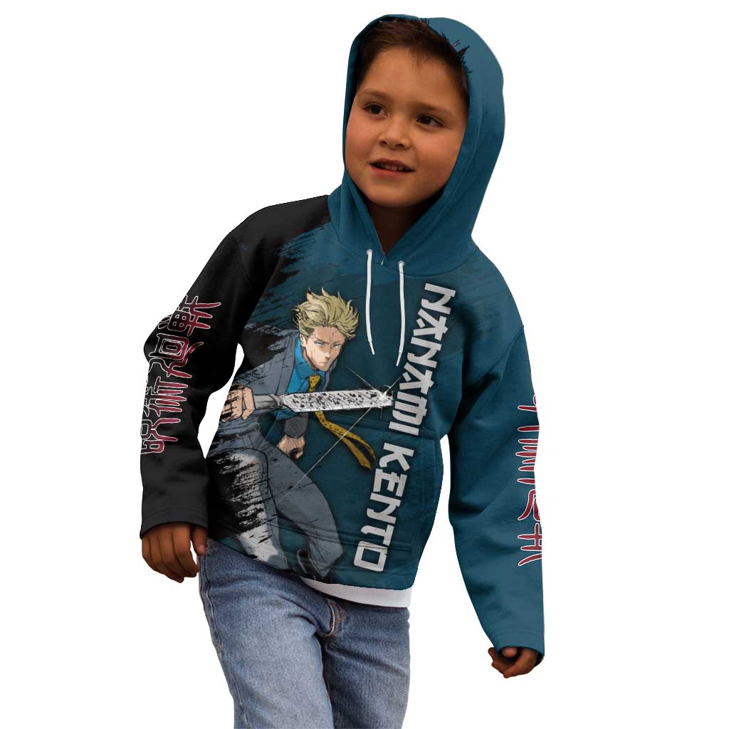 Nanami Kento - Jujutsu Kaisen Kid Hoodie Anime Mix Manga Style