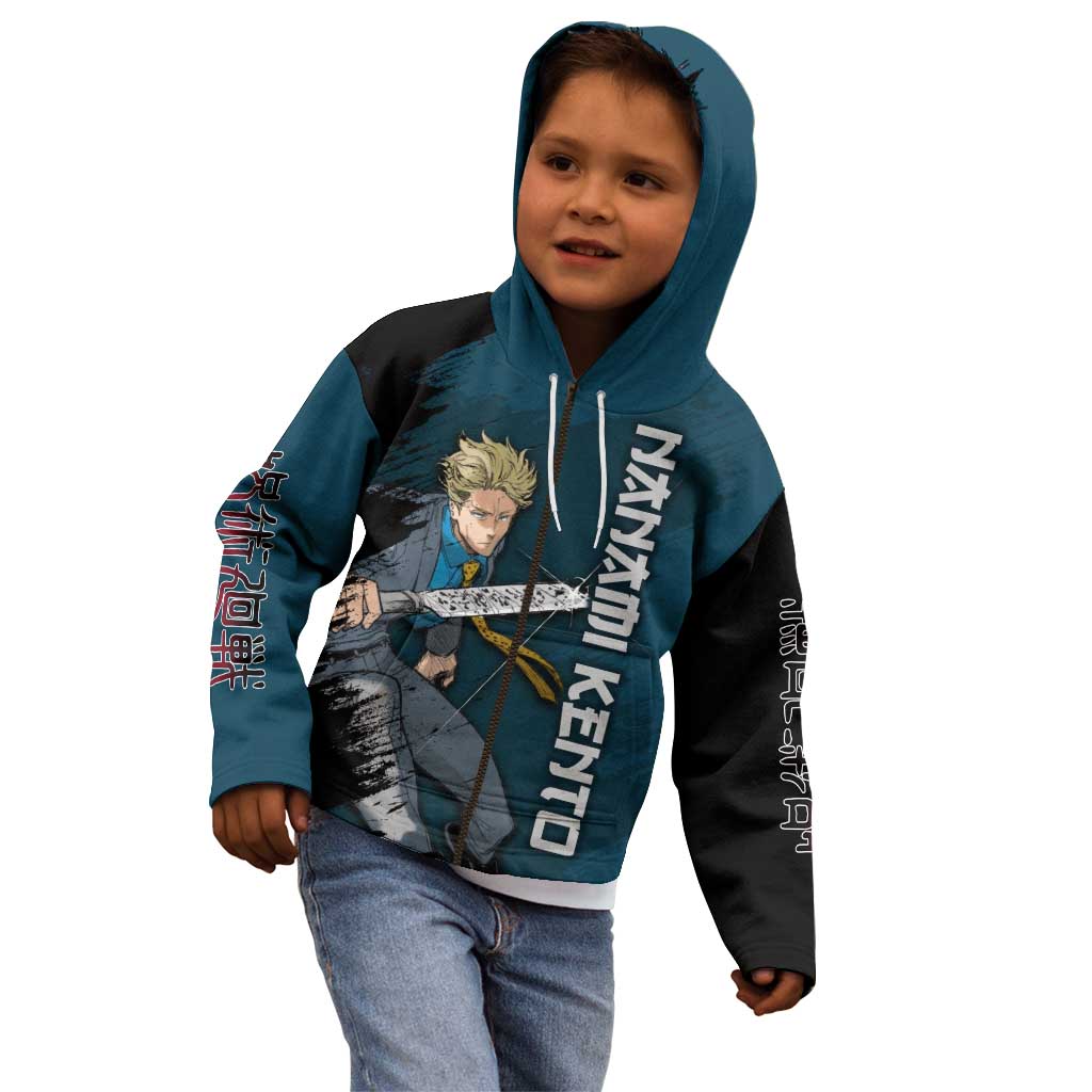 Nanami Kento - Jujutsu Kaisen Kid Hoodie Anime Mix Manga Style