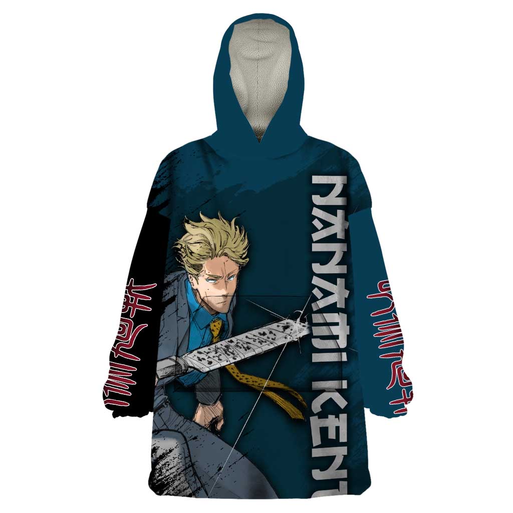 Nanami Kento - Jujutsu Kaisen Wearable Blanket Hoodie Anime Mix Manga Style
