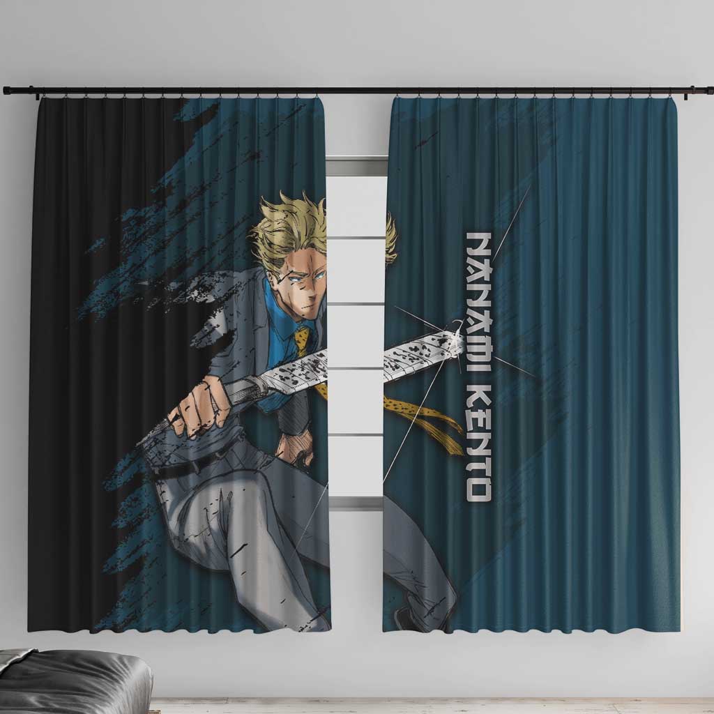 Nanami Kento - Jujutsu Kaisen Window Curtain Anime Mix Manga Style