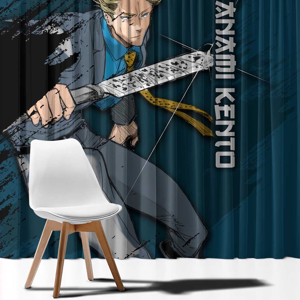 Nanami Kento - Jujutsu Kaisen Window Curtain Anime Mix Manga Style