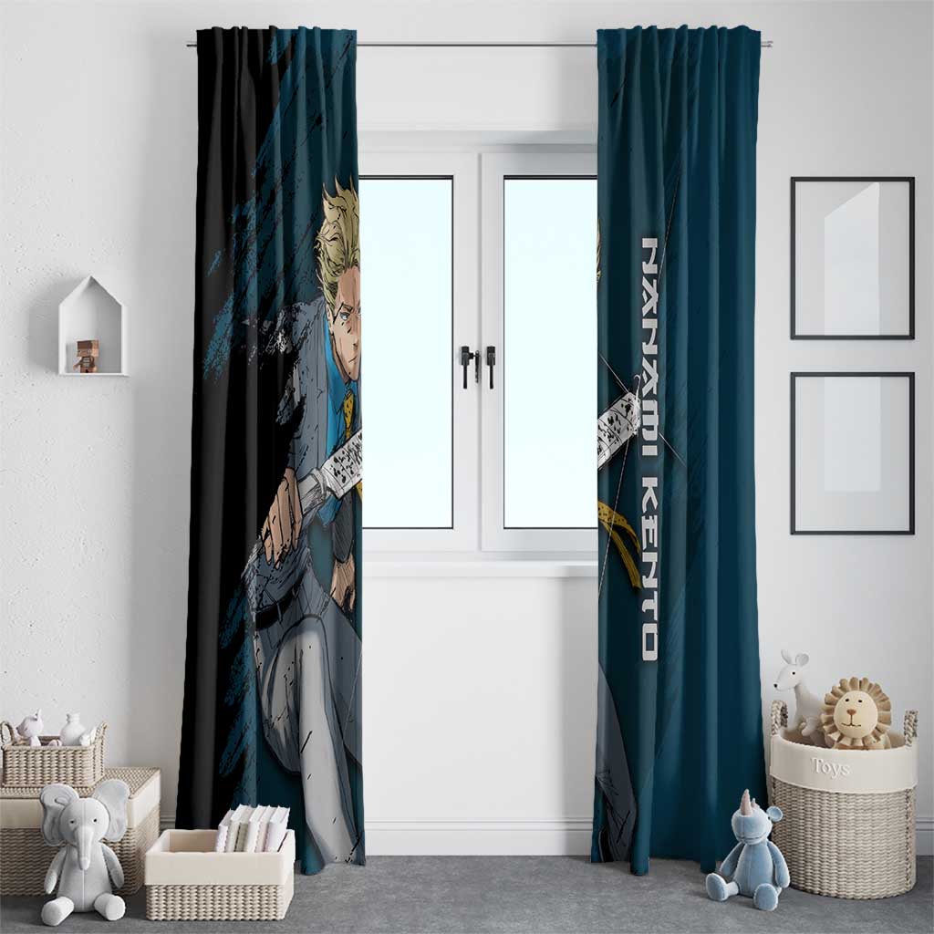 Nanami Kento - Jujutsu Kaisen Window Curtain Anime Mix Manga Style