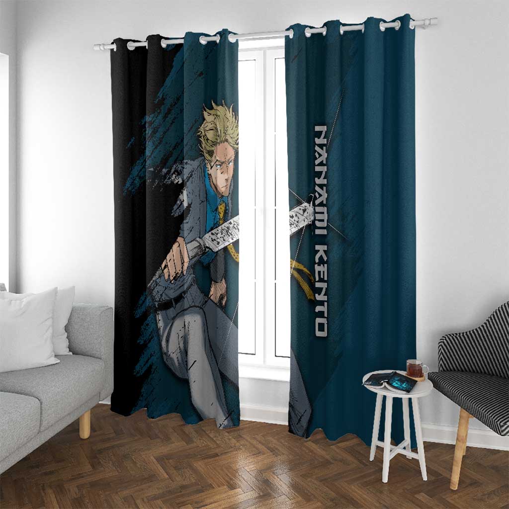 Nanami Kento - Jujutsu Kaisen Window Curtain Anime Mix Manga Style