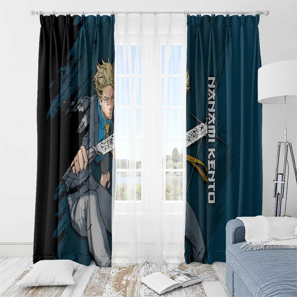 Nanami Kento - Jujutsu Kaisen Window Curtain Anime Mix Manga Style