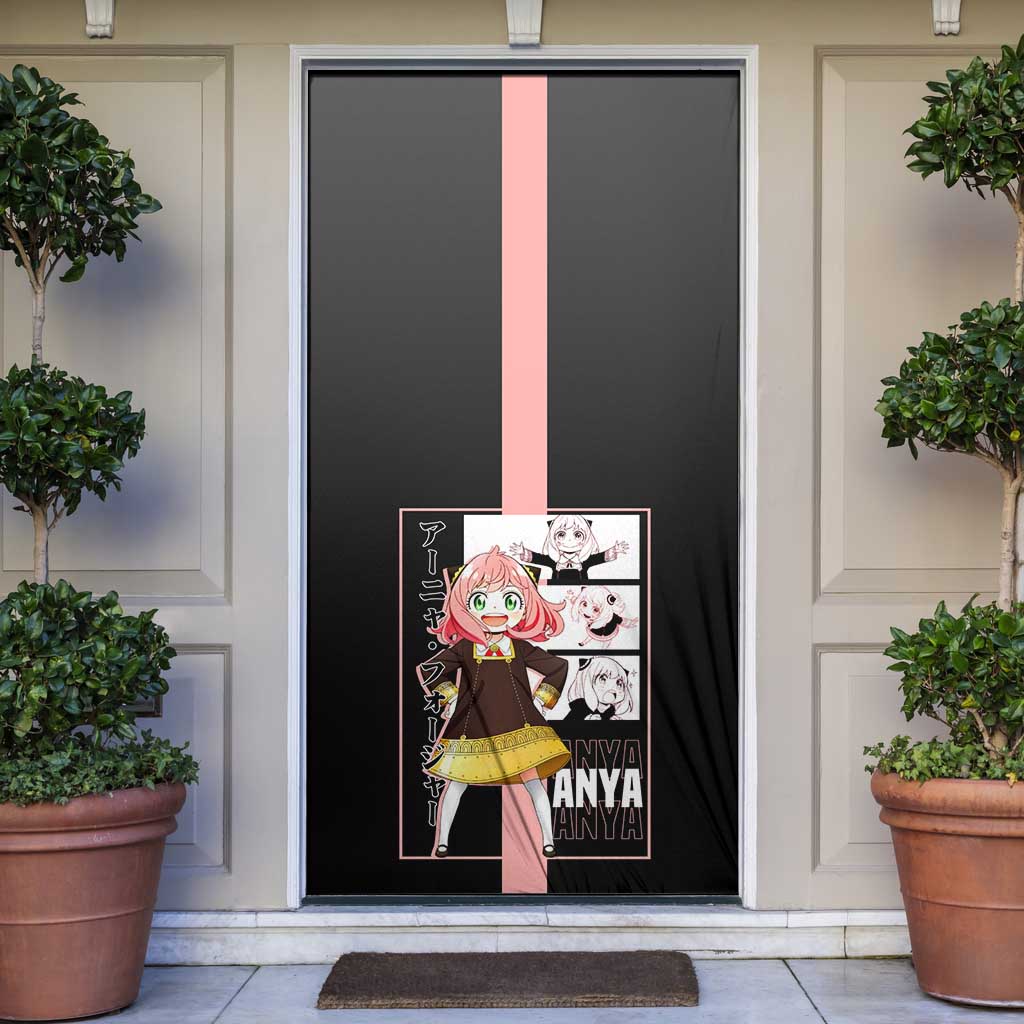 Anya Forger Spy x Family Door Cover with Cute Expression and Playful Design - The Mazicc