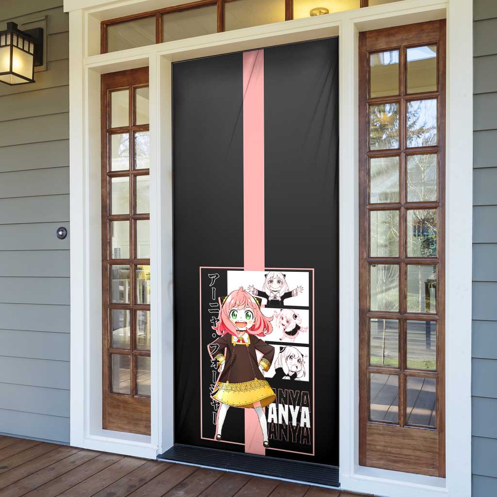 Anya Forger Spy x Family Door Cover with Cute Expression and Playful Design - The Mazicc