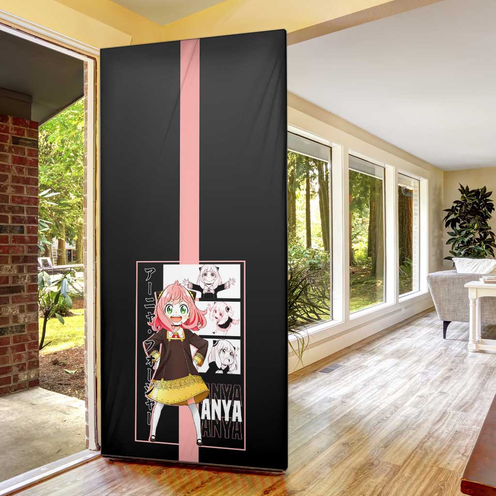 Anya Forger Spy x Family Door Cover with Cute Expression and Playful Design - The Mazicc
