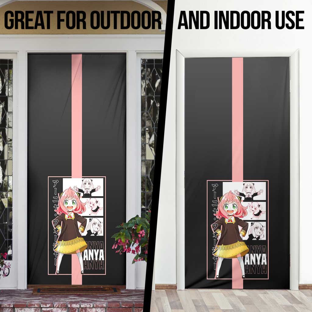 Anya Forger Spy x Family Door Cover with Cute Expression and Playful Design - The Mazicc