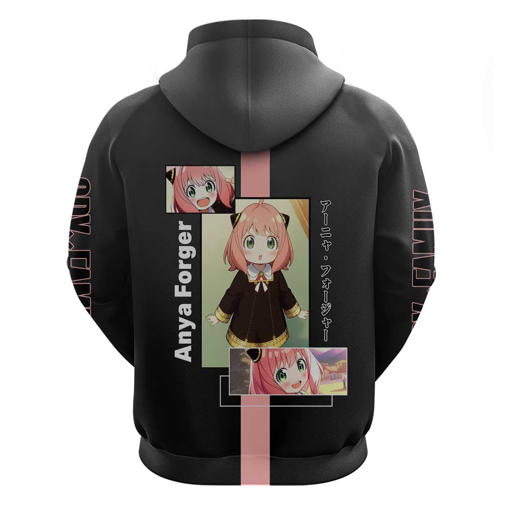 Anya Forger Spy x Family Hoodie with Cute Expression and Playful Design - The Mazicc
