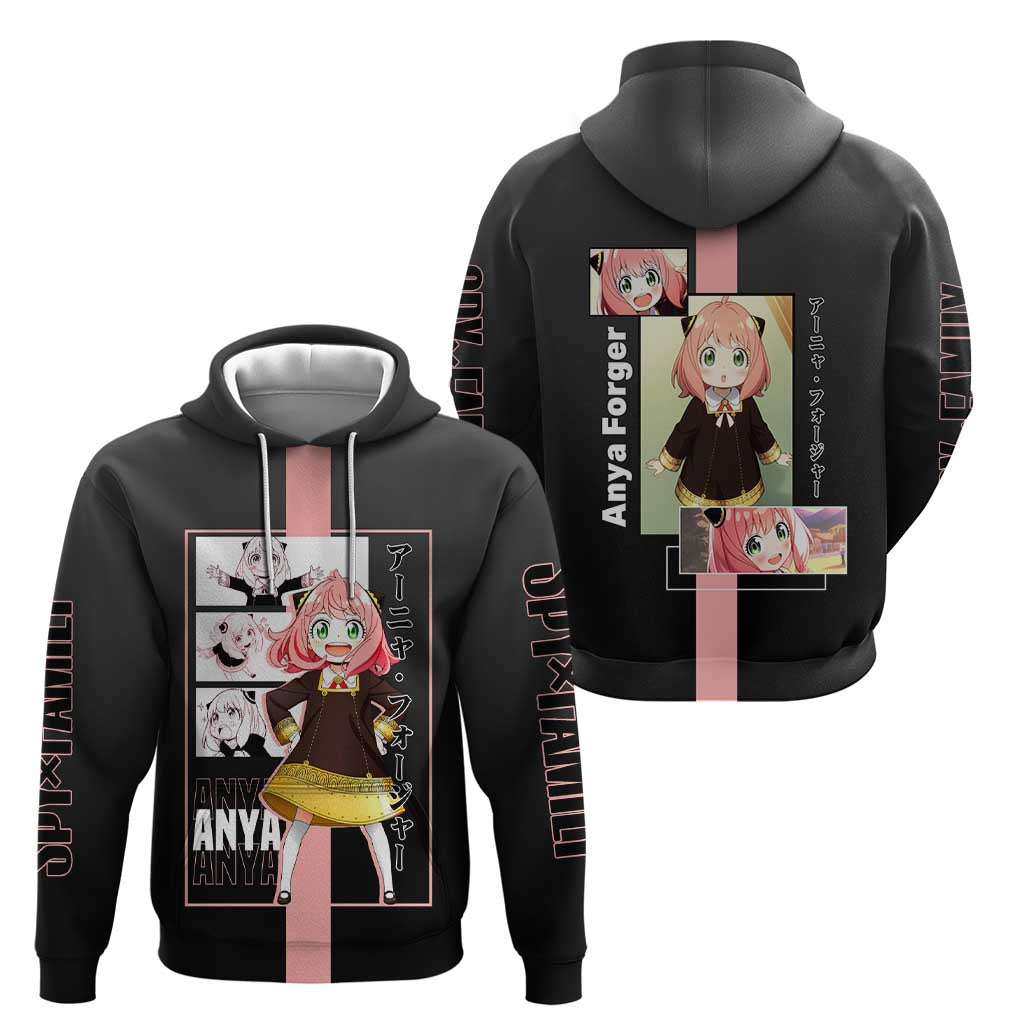 Anya Forger Spy x Family Hoodie with Cute Expression and Playful Design - The Mazicc