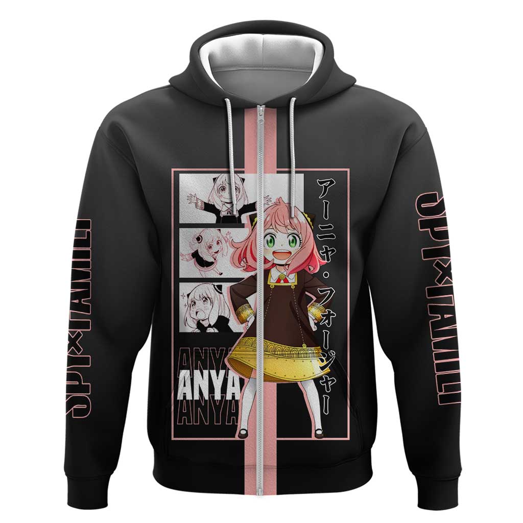 Anya Forger Spy x Family Hoodie with Cute Expression and Playful Design - The Mazicc