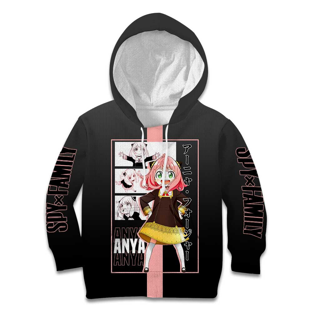 Anya Forger Spy x Family Kid Hoodie with Cute Expression and Playful Design - The Mazicc