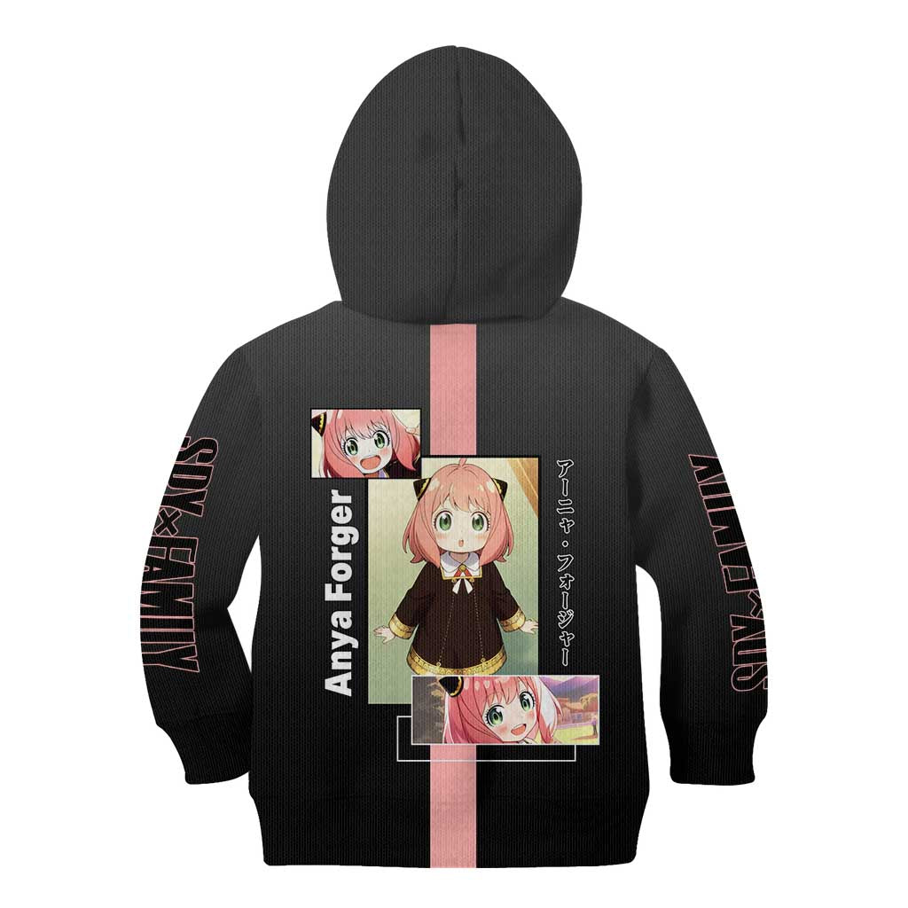 Anya Forger Spy x Family Kid Hoodie with Cute Expression and Playful Design - The Mazicc