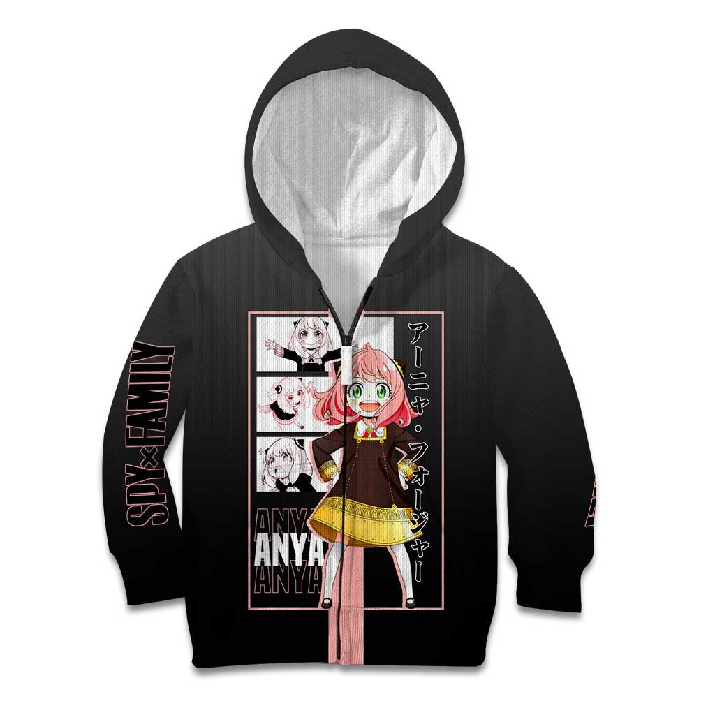Anya Forger Spy x Family Kid Hoodie with Cute Expression and Playful Design - The Mazicc