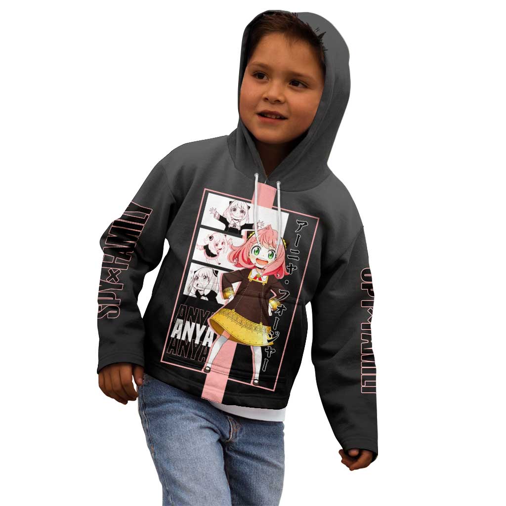 Anya Forger Spy x Family Kid Hoodie with Cute Expression and Playful Design - The Mazicc