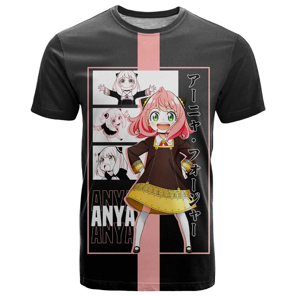 Anya Forger Spy x Family T Shirt with Cute Expression and Playful Design - The Mazicc