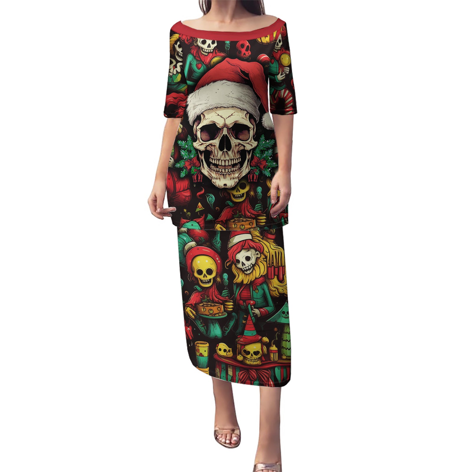 skull-christmas-puletasi-when-youre-dead-inside-but-its-christmas
