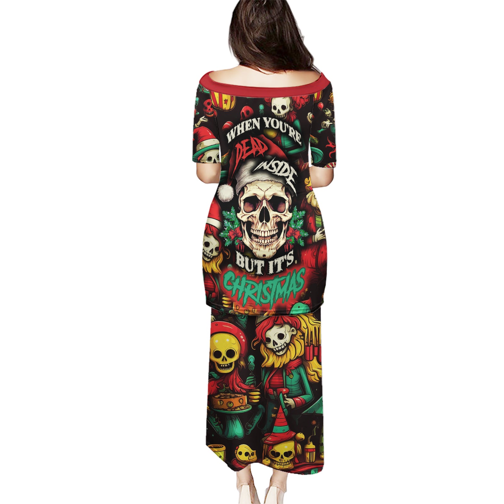 skull-christmas-puletasi-when-youre-dead-inside-but-its-christmas