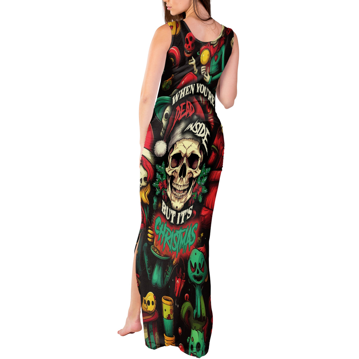 skull-christmas-tank-maxi-dress-when-youre-dead-inside-but-its-christmas