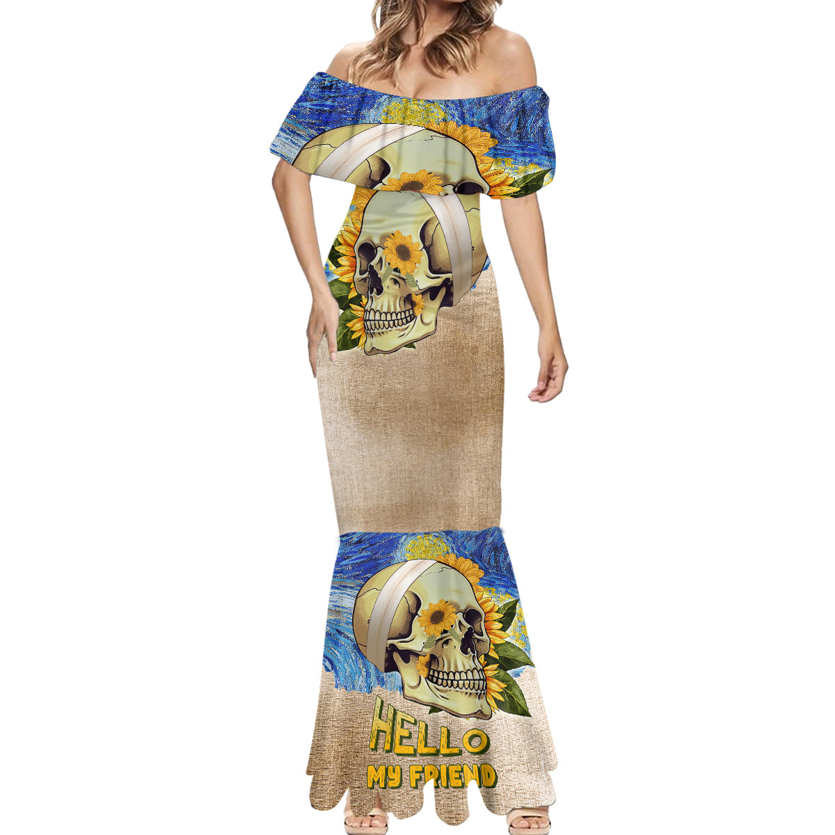 van-gogh-style-skull-mermaid-dress-hello-my-friend