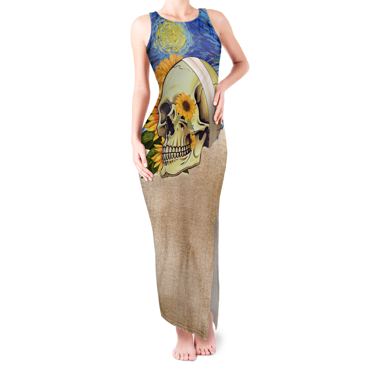 van-gogh-style-skull-tank-maxi-dress-hello-my-friend